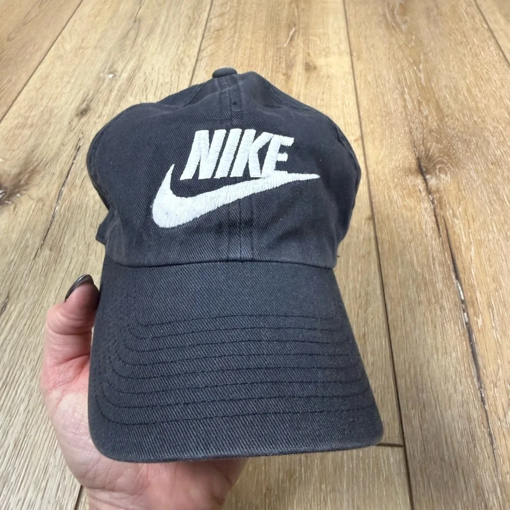 Nike Black Adjustable Hat Embroidered